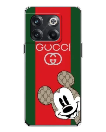 Чохол для OnePlus 13s з картинкою «Gucci — смуги та Міккі»