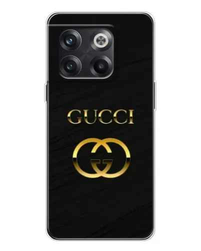 Чохол для OnePlus 13s з картинкою «Золотий логотип Gucci»
