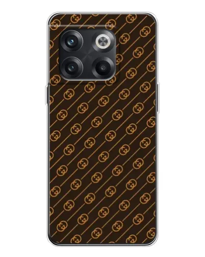 Чохол для OnePlus 13s з картинкою «Gucci — золоті діагоналі»