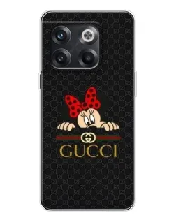 Чохол для OnePlus 13s з картинкою «Мінні Маус Gucci — чорний»