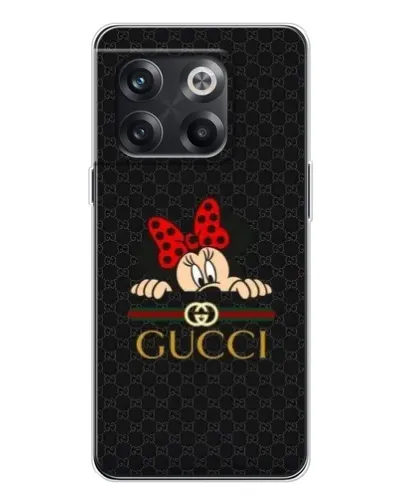 Чохол для OnePlus 13s з картинкою «Мінні Маус Gucci — чорний»