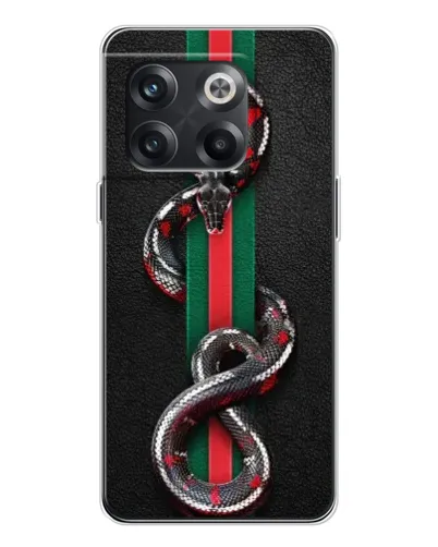 Чехол для OnePlus 13s с картинкой «Gucci — змея на полосе» Чехол для OnePlus 13s с картинкой «Gucci — змея на полосе»