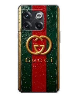 Чехол для OnePlus 13s с картинкой «Gucci — фирменная полоса и золото» Чехол для OnePlus 13s с картинкой «Gucci — фирменная полоса и золото»
