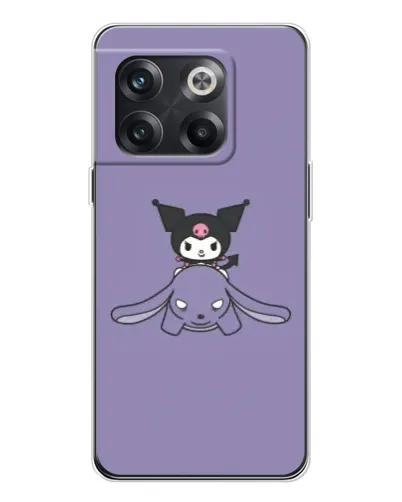 Чехол для OnePlus 13s с картинкой «Kuromi на лиловом фоне»
