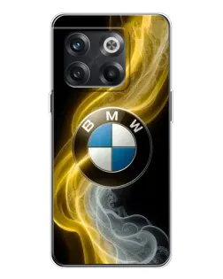 Чохол для OnePlus 13s з картинкою «Золотистий дим BMW»