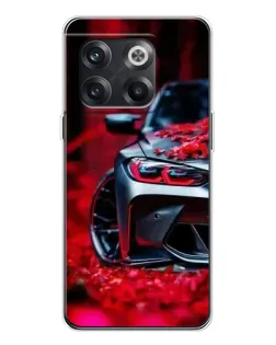 Чохол для OnePlus 13s з картинкою «Спортивна BMW та квіти»