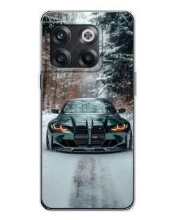 Чохол для OnePlus 13s з картинкою «BMW у зимовому лісі»