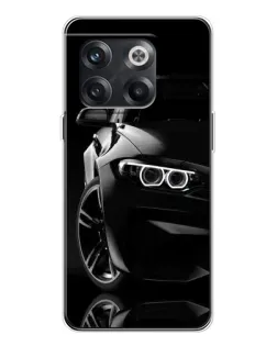 Чехол для OnePlus 13s с картинкой «Черная BMW — профиль»