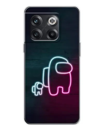 Чехол для OnePlus 13s с картинкой «Among Us неон-арт»