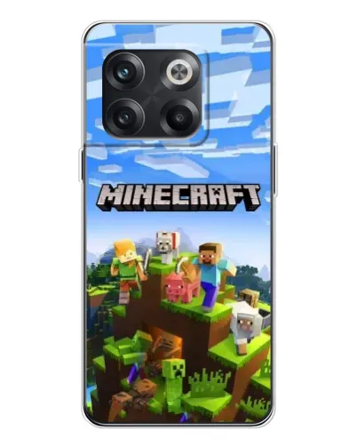 Чехол для OnePlus 13s с картинкой «Minecraft классический мир»