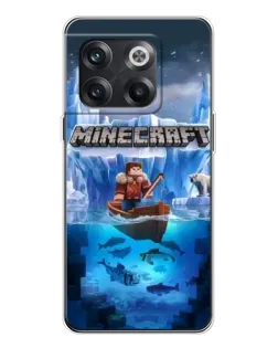 Чехол для OnePlus 13s с картинкой «Minecraft ледяной мир»