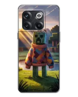 Чехол для OnePlus 13s с картинкой «Крипер в свитере»
