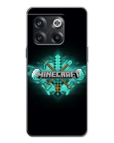 Чехол для OnePlus 13s с картинкой «Minecraft Diamond лого»