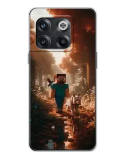 Чехол для OnePlus 13s с картинкой «Стив в лесу»