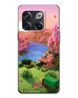 Чехол для OnePlus 13s с картинкой «Розовое дерево Minecraft»