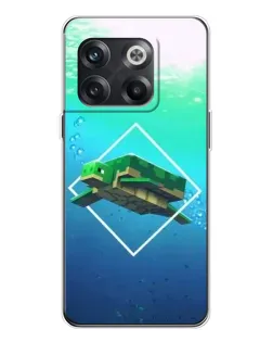 Чохол для OnePlus 13s з картинкою «Черепаха Minecraft»