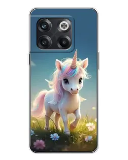 Чехол для OnePlus 13s с картинкой «Единорог на поляне»