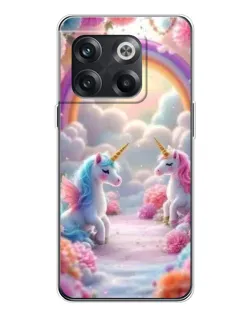Чехол для OnePlus 13s с картинкой «Радуга и единороги»