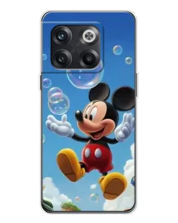 Чехол для OnePlus 13s с картинкой «Mickey и мыльные пузыри»
