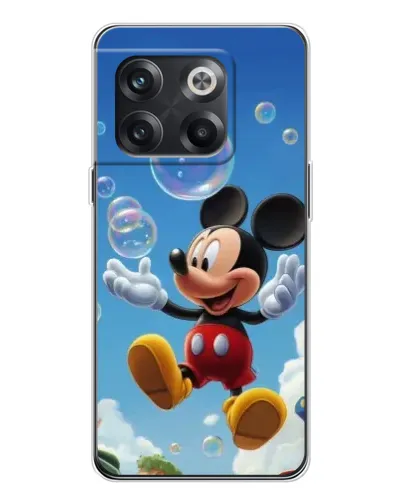 Чехол для OnePlus 13s с картинкой «Mickey и мыльные пузыри»