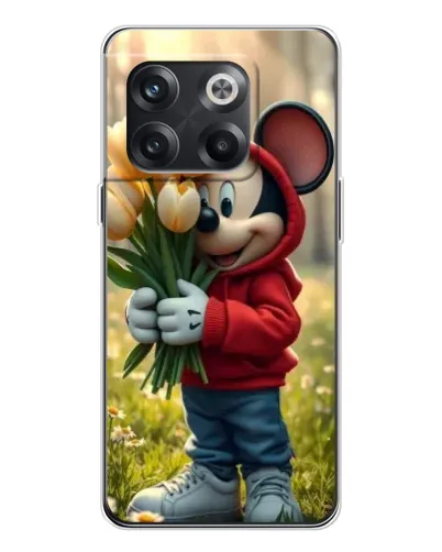 Чехол для OnePlus 13s с картинкой «Микки с тюльпанами»