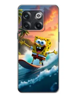 Чехол для OnePlus 13s с картинкой «Губка Боб серфингист»