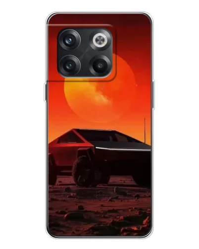 Чехол для OnePlus 13s с картинкой «Cybertruck на Марсе»