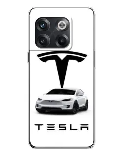Чехол для OnePlus 13s с картинкой «Tesla White Style»