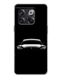 Чехол для OnePlus 13s с картинкой «Фары Tesla Night»