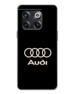 Чехол для OnePlus 13s с картинкой «Audi — золотой логотип»