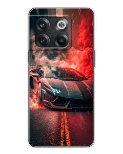 Чехол для OnePlus 13s с картинкой «Lamborghini красный дым»