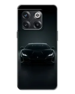 Чехол для OnePlus 13s с картинкой «Черный Lamborghini Aventador»
