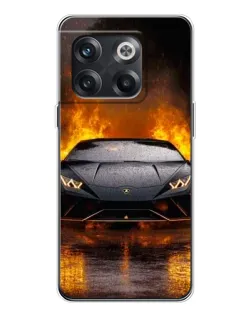Чехол для OnePlus 13s с картинкой «Lamborghini в огне»