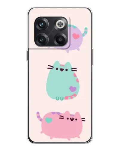 Чохол для OnePlus 13s з картинкою «Pusheen тріо»