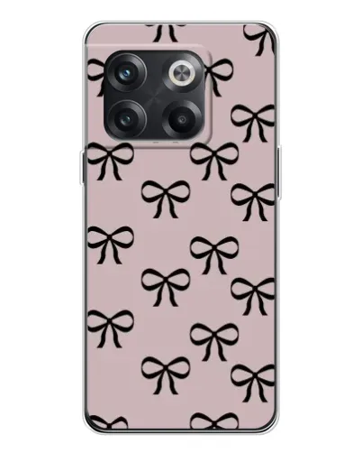Чехол для OnePlus 13s с картинкой «Черные бантики»