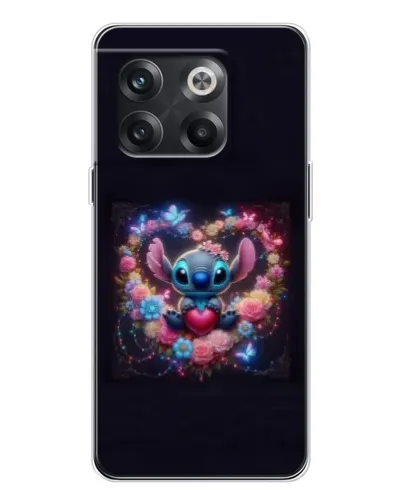 Чехол для OnePlus 13s с картинкой «Stitch в цветах»