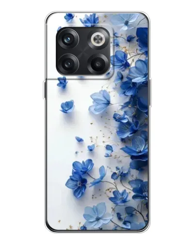 Чехол для OnePlus 13s с картинкой «Голубой цветочный каскад»
