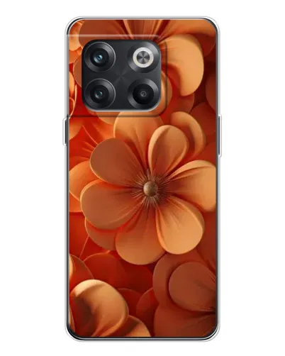 Чехол для OnePlus 13s с картинкой «Оранжевый макро цветок»