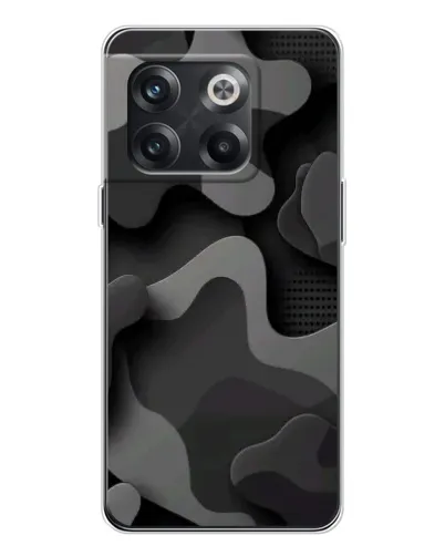 Чехол для OnePlus 13s с картинкой «Темный абстрактный камуфляж»