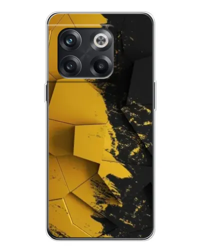 Чехол для OnePlus 13s с картинкой «Золотые осколки геометрии»