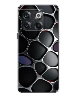 Чехол для OnePlus 13s с картинкой «Объемная темная решетка»
