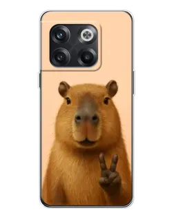 Чехол для OnePlus 13s с картинкой «Капибара виктория»