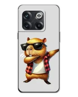 Чехол для OnePlus 13s с картинкой «Капибара рэпер даб»