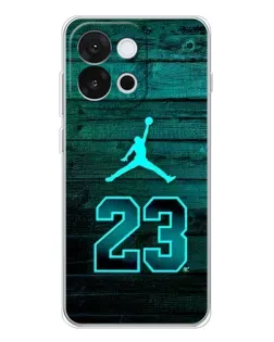 Чохол для OnePlus 13T з картинкою «Jordan Cyan 23»
