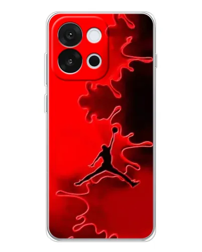 Чохол для OnePlus 13T з картинкою «Jordan Red Smoke» Чохол для OnePlus 13T з картинкою «Jordan Red Smoke»