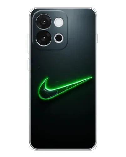 Чехол для OnePlus 13T с картинкой «Неоновый контур Nike» Чехол для OnePlus 13T с картинкой «Неоновый контур Nike»