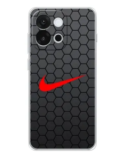 Чехол для OnePlus 13T с картинкой «Nike — карбоновая сетка» Чехол для OnePlus 13T с картинкой «Nike — карбоновая сетка»