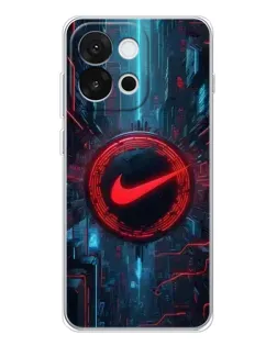 Чехол для OnePlus 13T с картинкой «Техногенный стиль Nike»