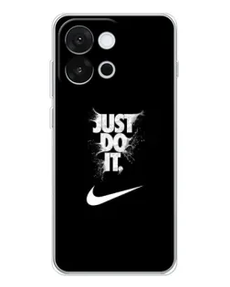 Чехол для OnePlus 13T с картинкой «Текстовый принт Nike»