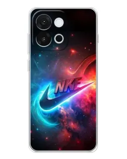 Чехол для OnePlus 13T с картинкой «Огненный логотип Nike»